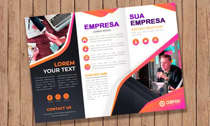 imagem de uma revista impressa