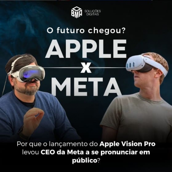 O futuro chegou? APPLE X META.