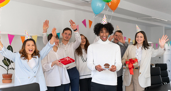 foto da equipe do buffet